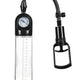 Powerpump Penis Pump Vacuum With Gauge Black Transparent