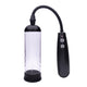 Suck Vacuum Penis Pump Adjustable Strength Remote Control Silicone Abs Black