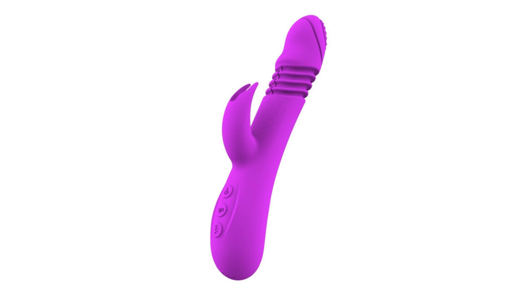 Wibrator Ella Vibrating Thrusting Heatable Usb-charging Black