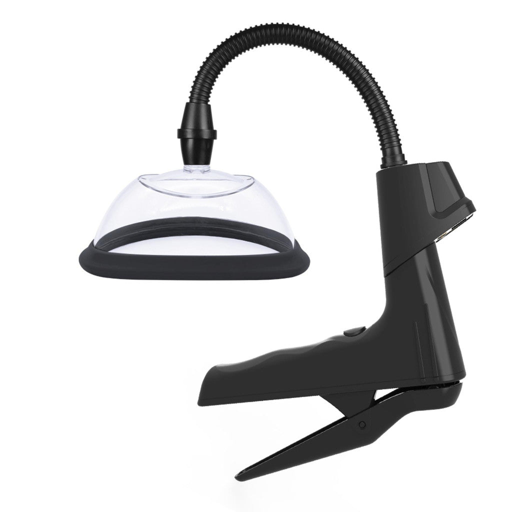 Masturbator With Digital Display Hand Pump Black