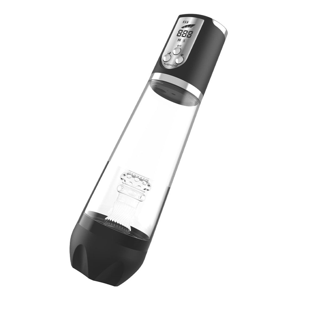 Luxury Penis Pump Waterproof Rechargeable 4 Suction Modes With Transparent Arm