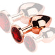 Bijou Rouge – Premium Red Gold Anal Plug M (7.5 X 3.3 Cm)
