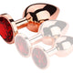 Bijou Rouge – Premium Red Gold Anal Plug L 8.5 X 4 Cm