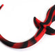 Premium Dog Ear Anal Plug – 7.5 Cm Black-red