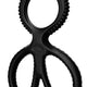 Soft Ball Stretching Scissors – Elegant Black Design