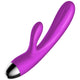 Vibrator Rabbits Vibrating Pulsating Heatable Purple Usb Charging