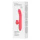Sex Toy Vibrator 7 Vibrations 7 Movements Licking Heating 24 Cm Red