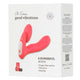 Sex Toy Vibrator 3 Speeds 6 Vibrations Finger Function Heater App Control 138 Mm Silicone