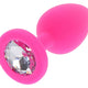 Jewelry Plug – Beautiful Pink Diamond Butt Plug S 6x2.8cm