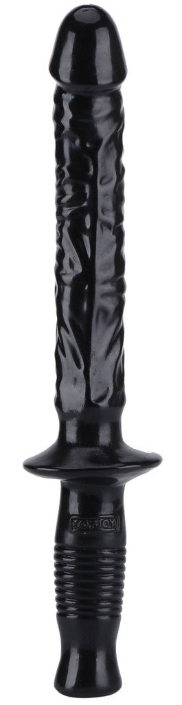 Manhandler – Elegantní černé dildo 23 cm dlouhé