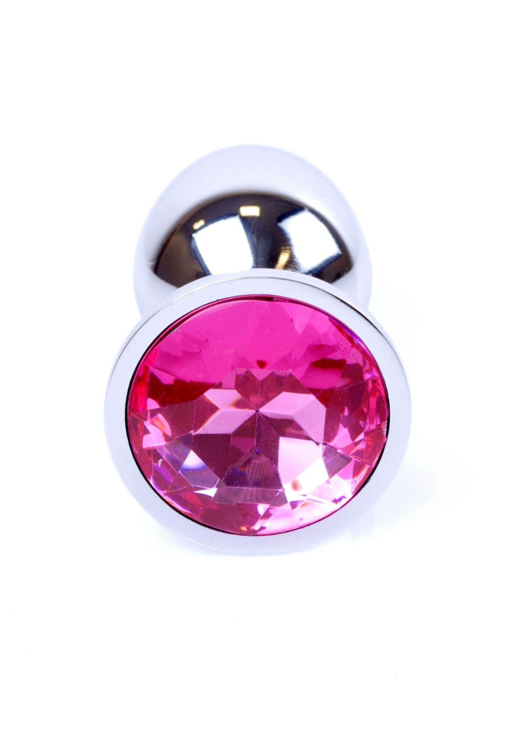Anal Plug Metal Coolable Heatable 7 Cm Pink