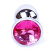 Anal Plug Metal Coolable Heatable 7 Cm Pink