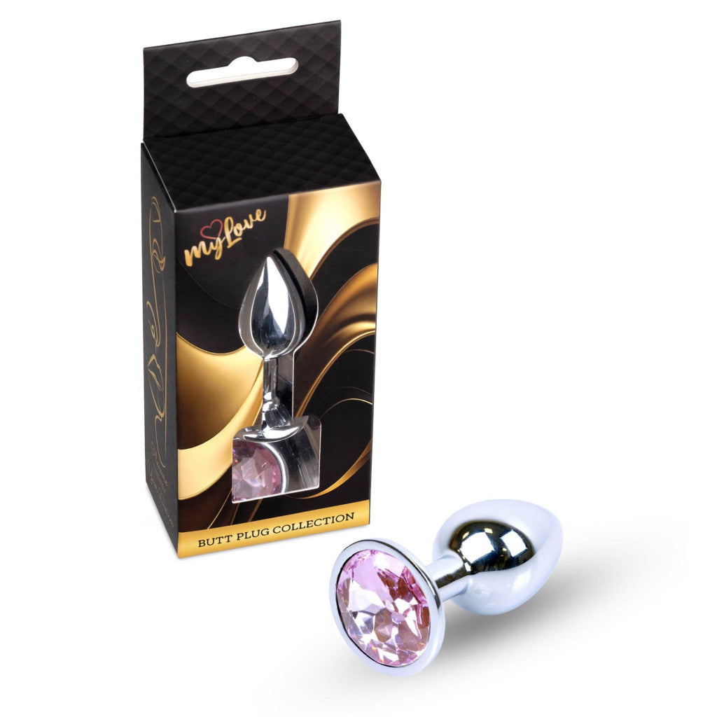 Mylove Toys Anal Plug Anatomical Decorated 7 Cm Silver