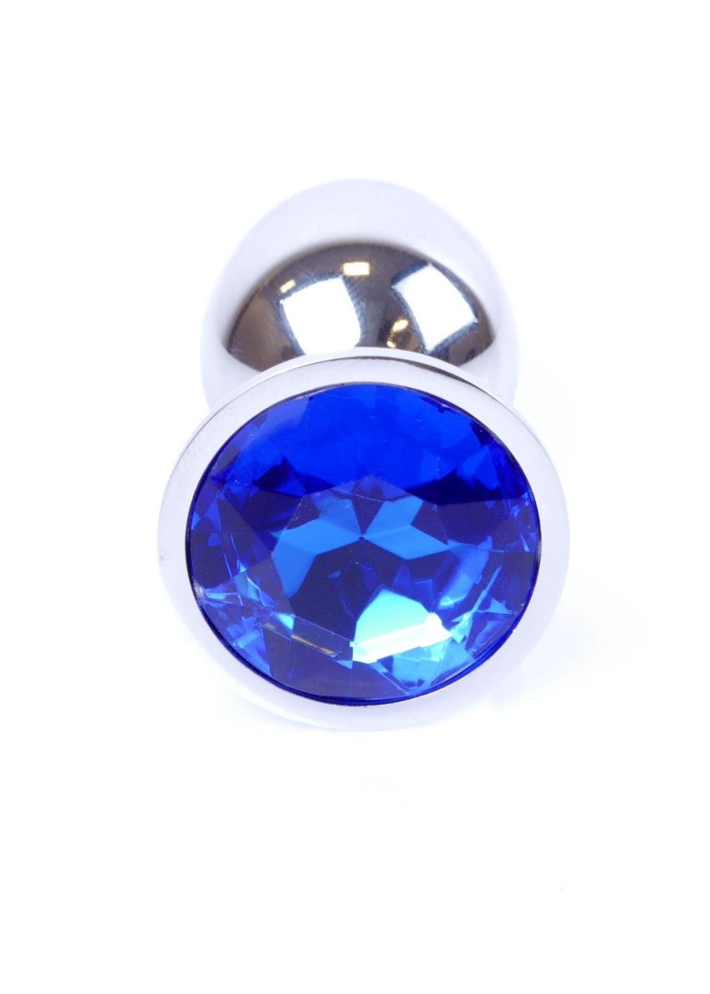 Anal Plug Metal Coolable-heatable 7 Cm Dark Blue