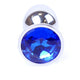 Anal Plug Metal Coolable-heatable 7 Cm Dark Blue