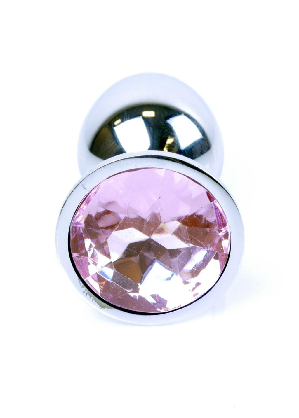 Anal Plug Metal Material Jewelry 7 Cm Silver