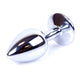 Anal Plug With Decorative Crystal Stainless Steel 7 Cm Pink