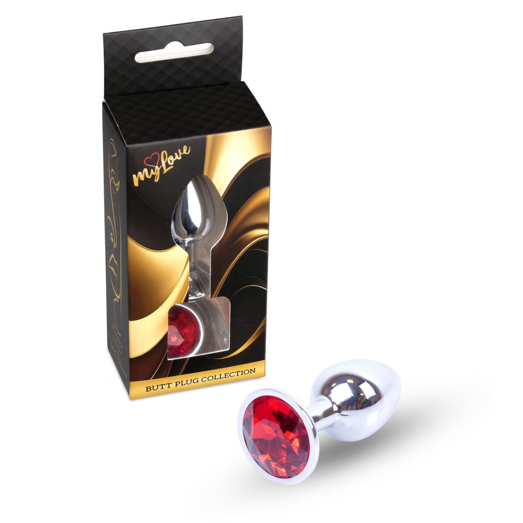 Mylove Toys Anal Plug Decorated Anatomical 7 Cm Red