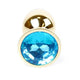 Anal Plug Metal Jewelry Coolable 7 Cm Light Blue