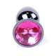 Anal Plug Jeweled Coolable-heatable 7 Cm Pink