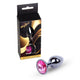 Mylove Toys Anal Plug Dark Gray - Pink