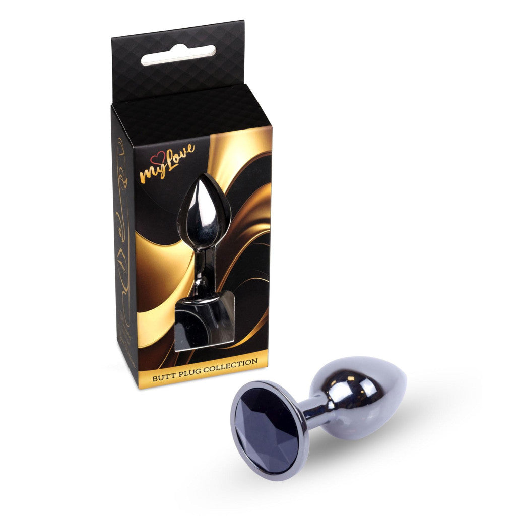 Metal Anal Plug Coolable Heated 7 Cm Black