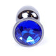Anal Plug Coolable Heatable 7 Cm Blue-silver