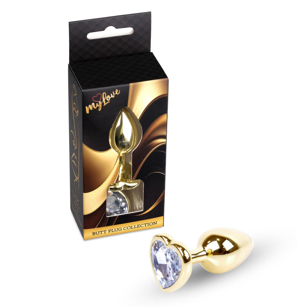 Mylove Toys Anal Plug Ball Elegant 7 Cm Gold Color