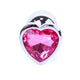 Sex Toy Anal Plug Metal Coolable 7 Cm Pink