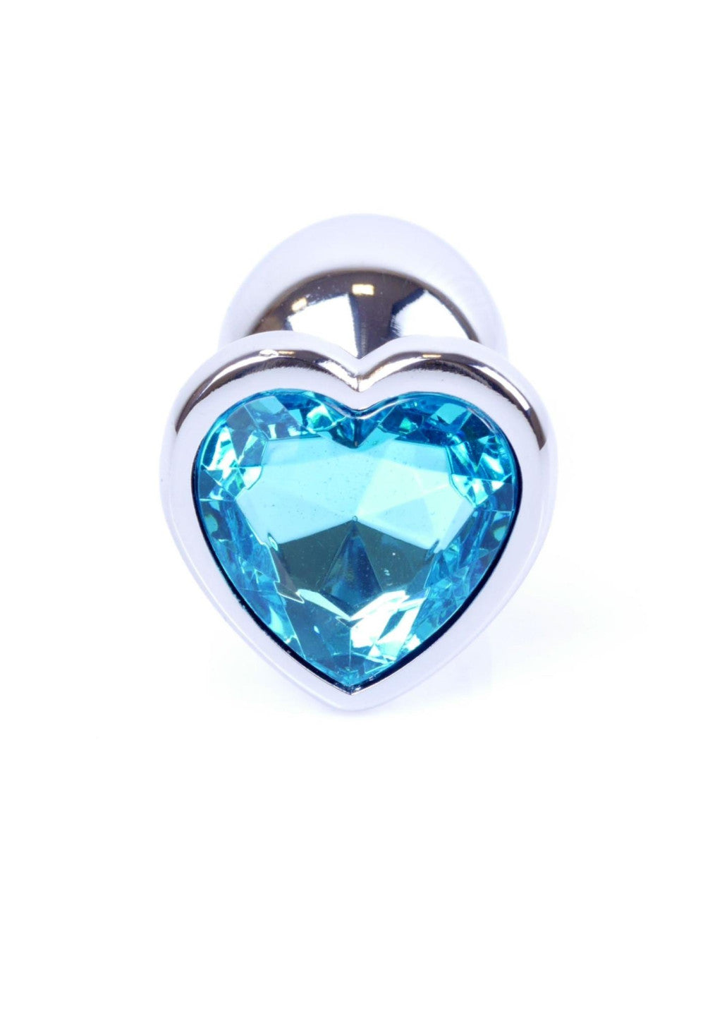 Anal Plug Anatomical Coolable Heatable 7 Cm Light Blue Metal
