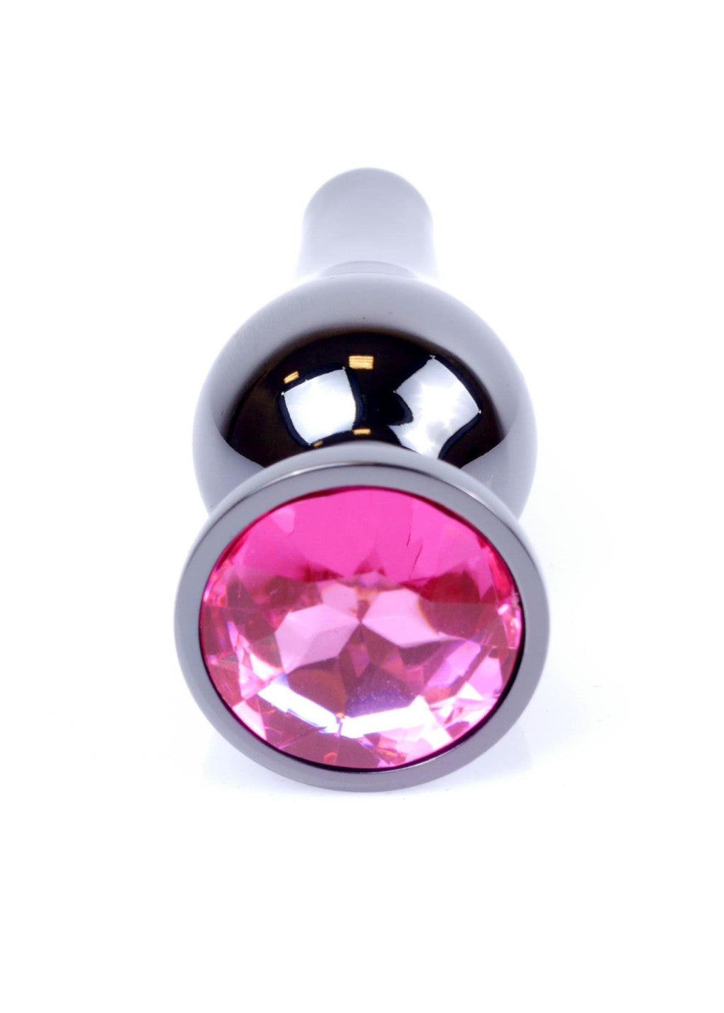 Anal Plug Jewelry Cooling-heating 9.5 Cm Pink