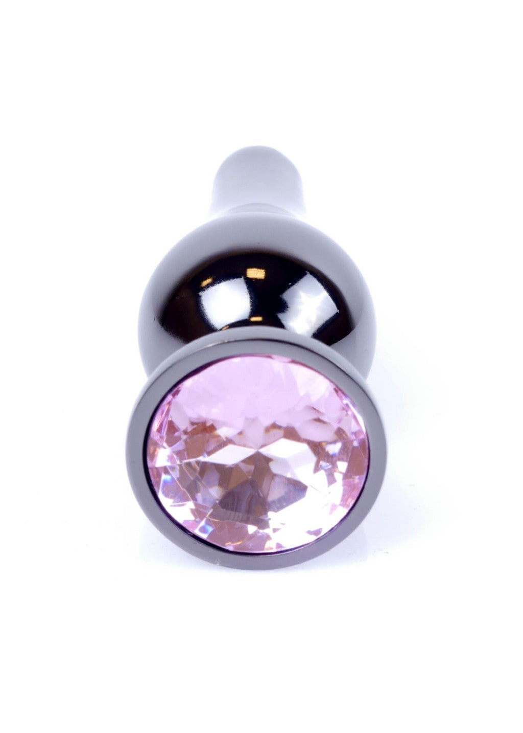 Plug-jewellery Anal Plug Metal Coolable 9.5 Cm Dark Gray