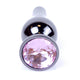 Plug-jewellery Anal Plug Metal Coolable 9.5 Cm Dark Gray