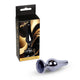 Mylove Toys Anal Plug Metal Jeweled 9.5 Cm Black