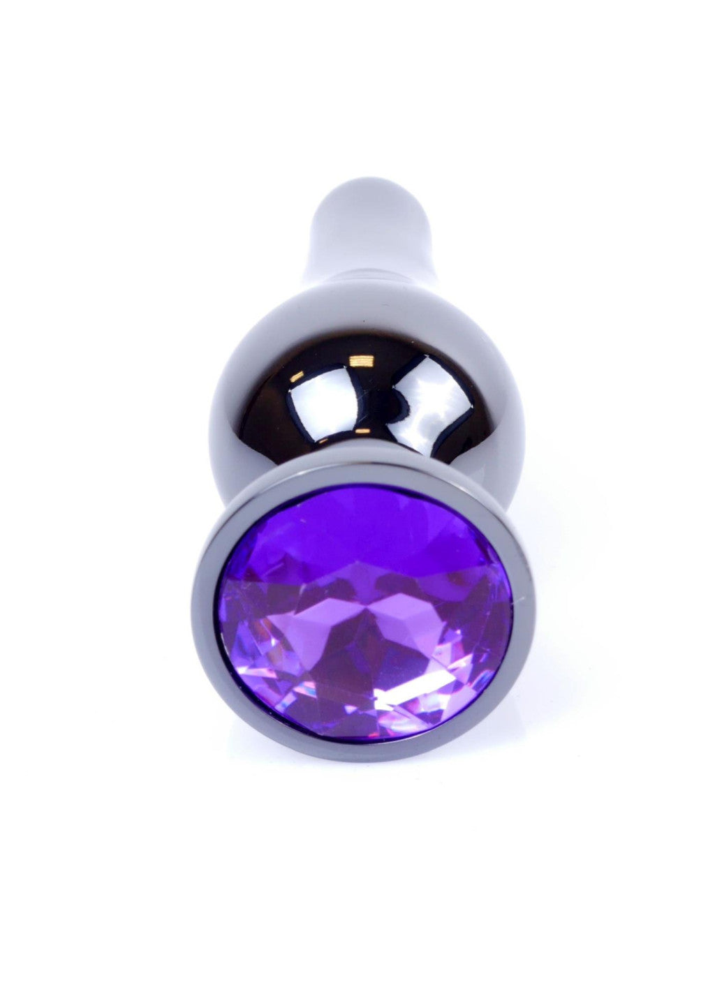 Anal Plug Anatomically Shaped Two-temperature 9.5 Cm Purple