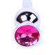 Anal Plug Metal Coolable Jeweled 9.5 Cm Pink