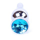 Anal Plug Metal Coolable 9.5 Cm Light Blue