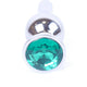 Anal Plug Metal Coolable 9.5 Cm Green