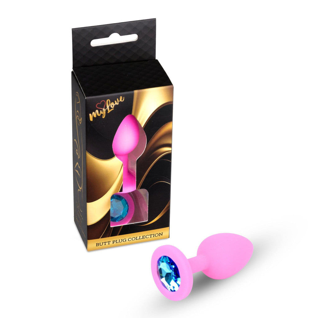Mylove Toys Anal Plug Silicone Jewelry 7 Cm Pink