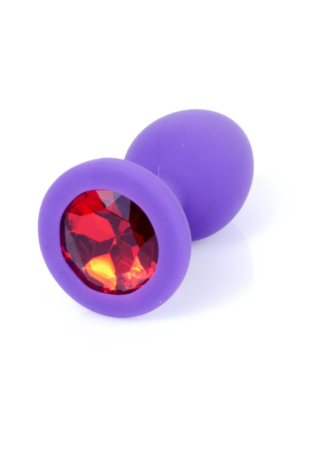 Sex Toy Anal Plug Silicone Decorated 7 Cm Red