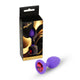Mylove Toys Anal Plug Silicone Jewelry 7 Cm Purple Small