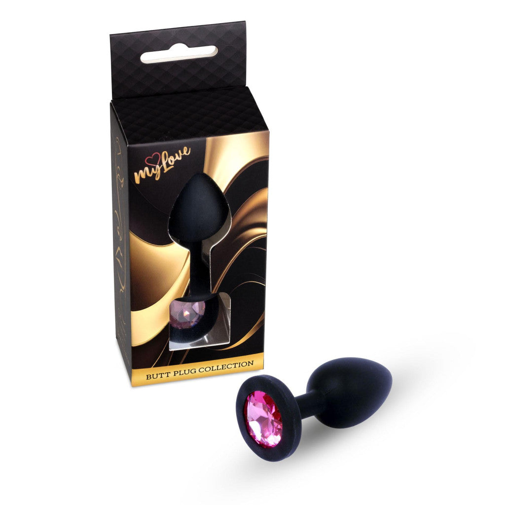 Mylove Toys Anal Plug Silicone Medium Size Black