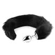 Plug-fox Anal Plug Metal Soft Wolf 45 Cm Black Xl