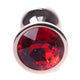 Anal Plug Bulb Metal Coolable-heatable 7 Cm Red Gold