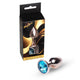 Mylove Toys Anal Plug Metal Coolable-heatable 7 Cm Light Blue-gold