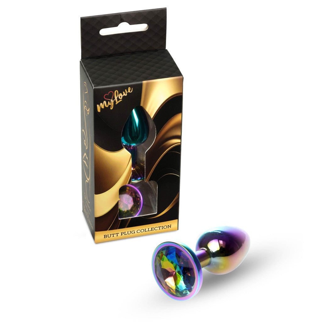 Mylove Toys Anal Plug Metal Easily Cooled 7 Cm Transparent