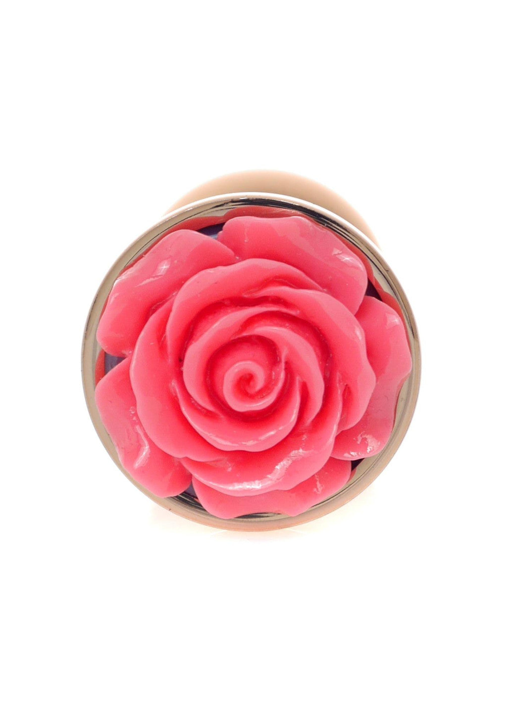 Anal Plug Metal Jewelry Coolable Heatable 7 Cm Pink