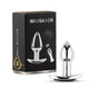 Metal Butt Plug S Metal Anal Dildo With Remote Control Usb Charging