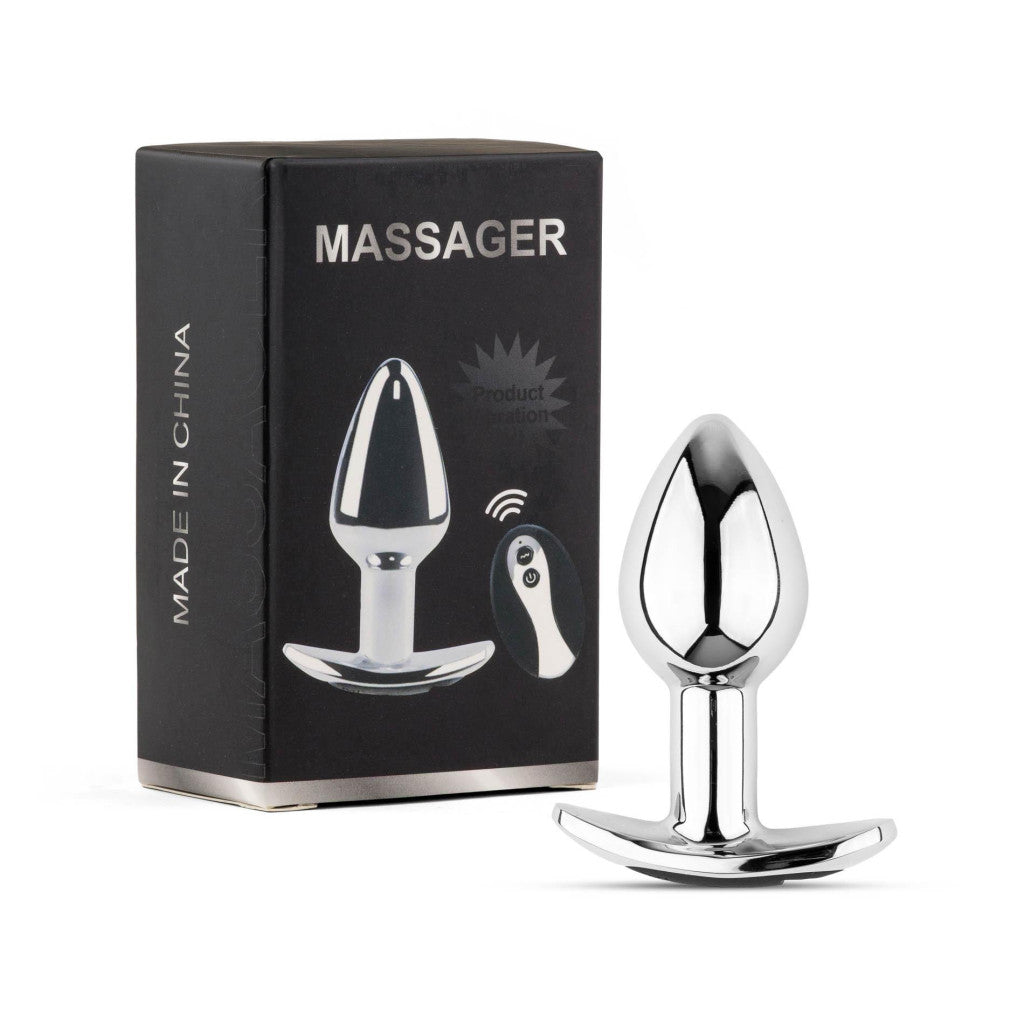 Metal Butt Plug M Metal Dildo With Usb Remote Control