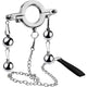 Metal Testicle Stretcher With 4 Balls - 300g Premium Experience
